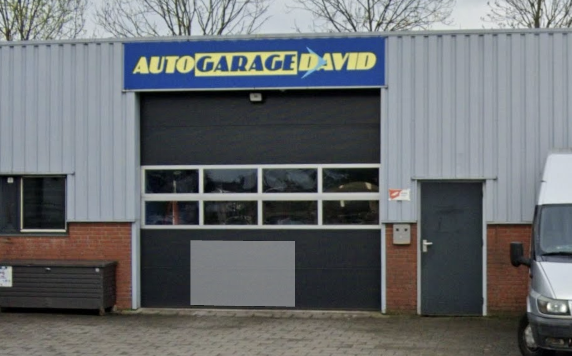 Auto Garage David — werkplaats voorzijde